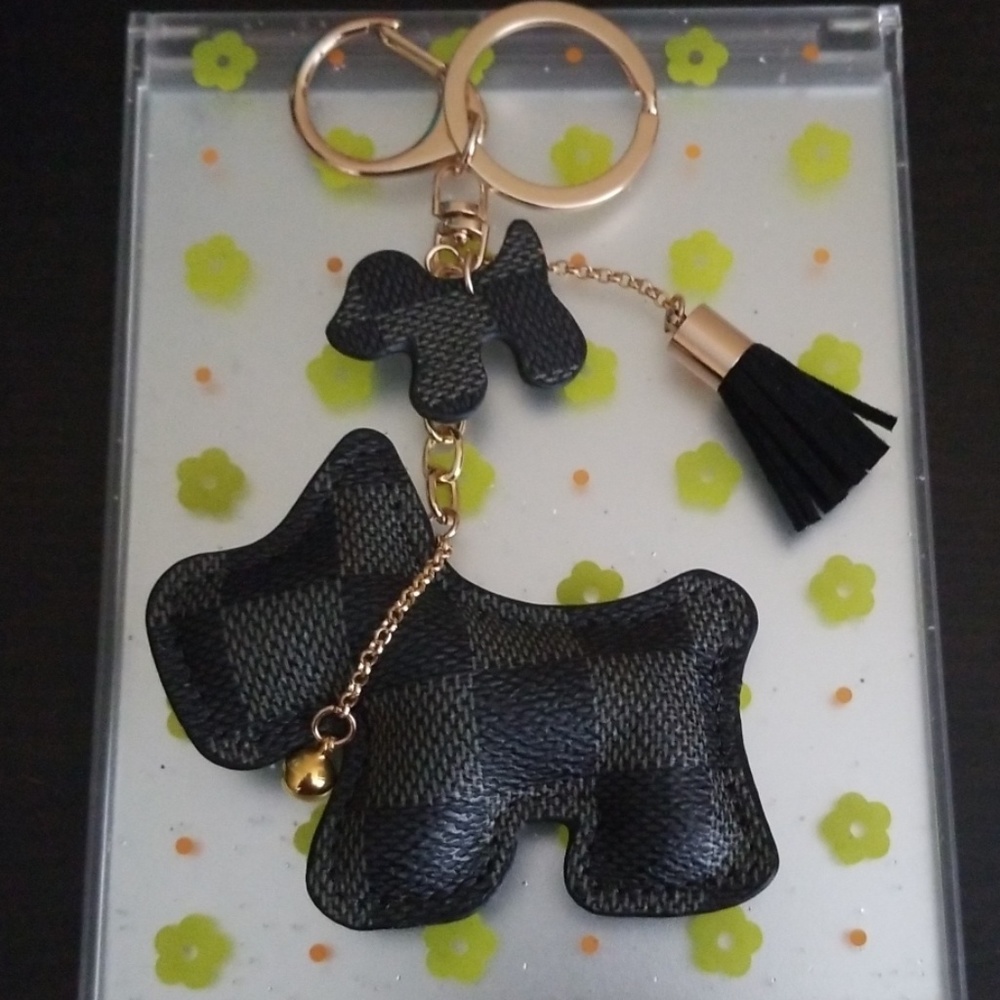 Cute Dog Keychain Purse Charm